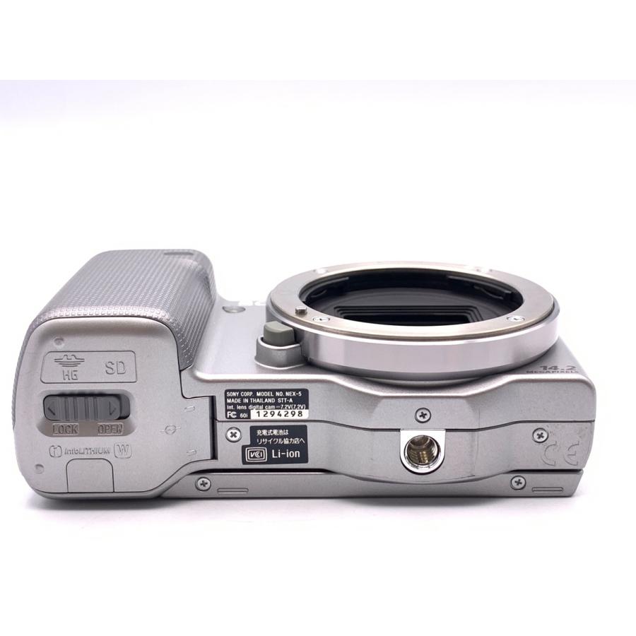 SONY（ソニー） 【中古】 【美品】 α NEX-5 ボディ シルバー : カメラ