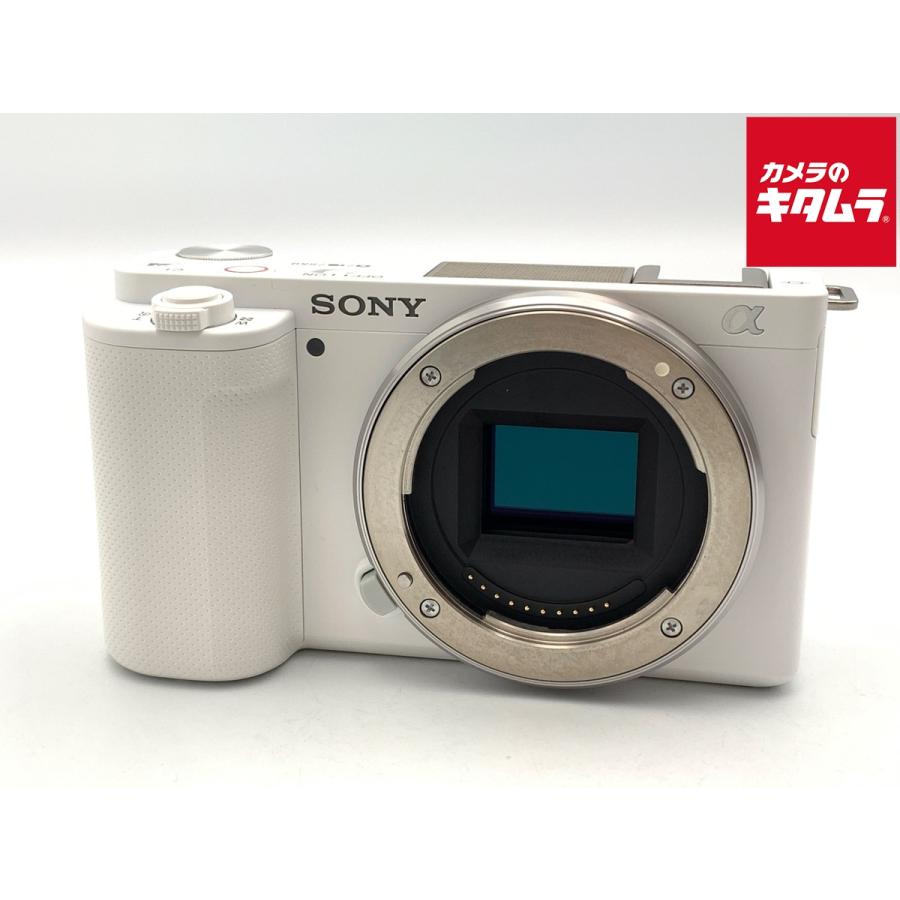 中古】 【美品】 ソニー VLOGCAM ZV-E10 ボディ ホワイト : カメラの 