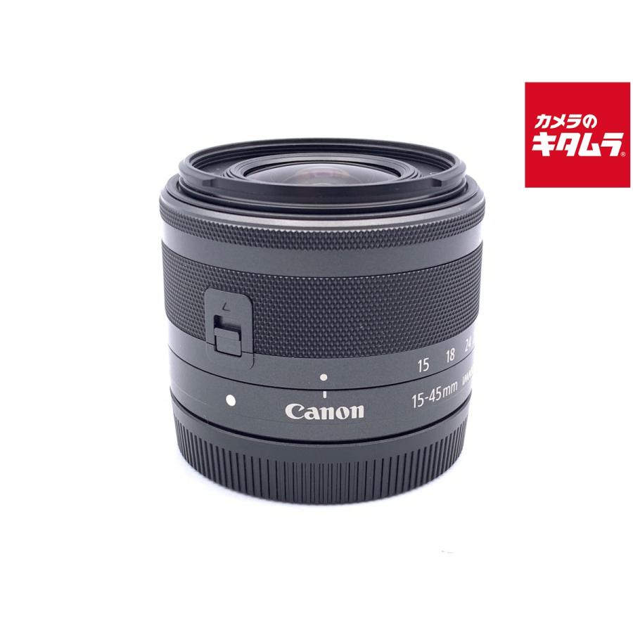 中古】 【良品】 キヤノン EF-M15-45mm F3.5-6.3 IS STM グラファイト