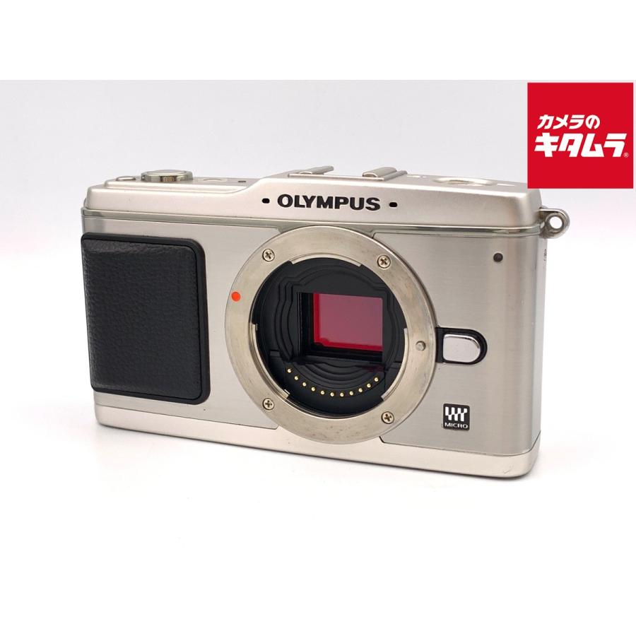 中古】 【難あり品】 オリンパス PEN E-P1 ボディ シルバー : カメラの