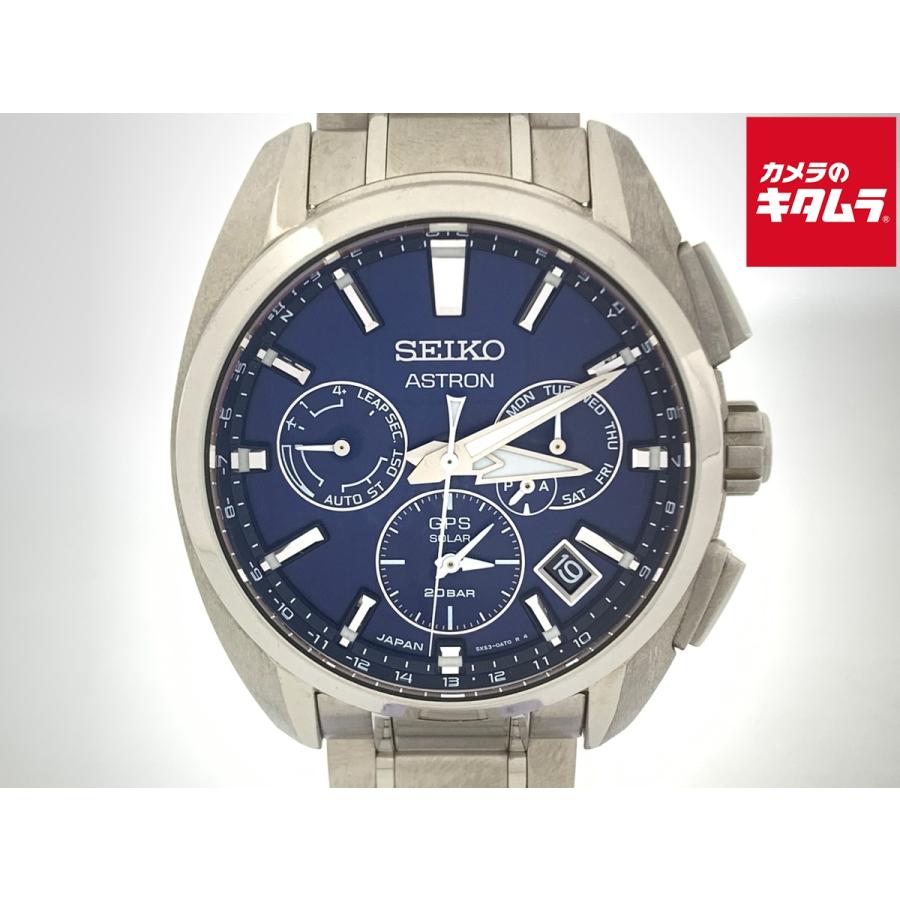 中古】 【並品】 セイコー アストロン ブルー SBXC065/5X53-0AV0