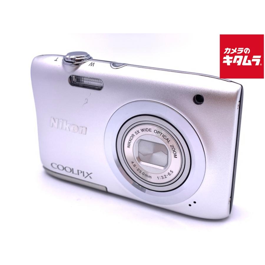 【美品】ニコン COOLPIX A100 シルバー コンデジ カメラ 中古 中古】 【並品】 ニコン COOLPIX A100 シルバー : カメラのキタムラ