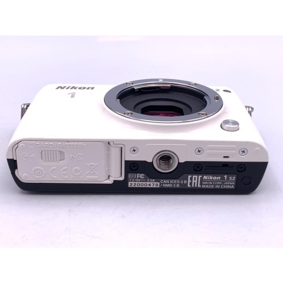 中古】 【並品】 ニコン Nikon 1 S2 ボディ ホワイト : カメラの