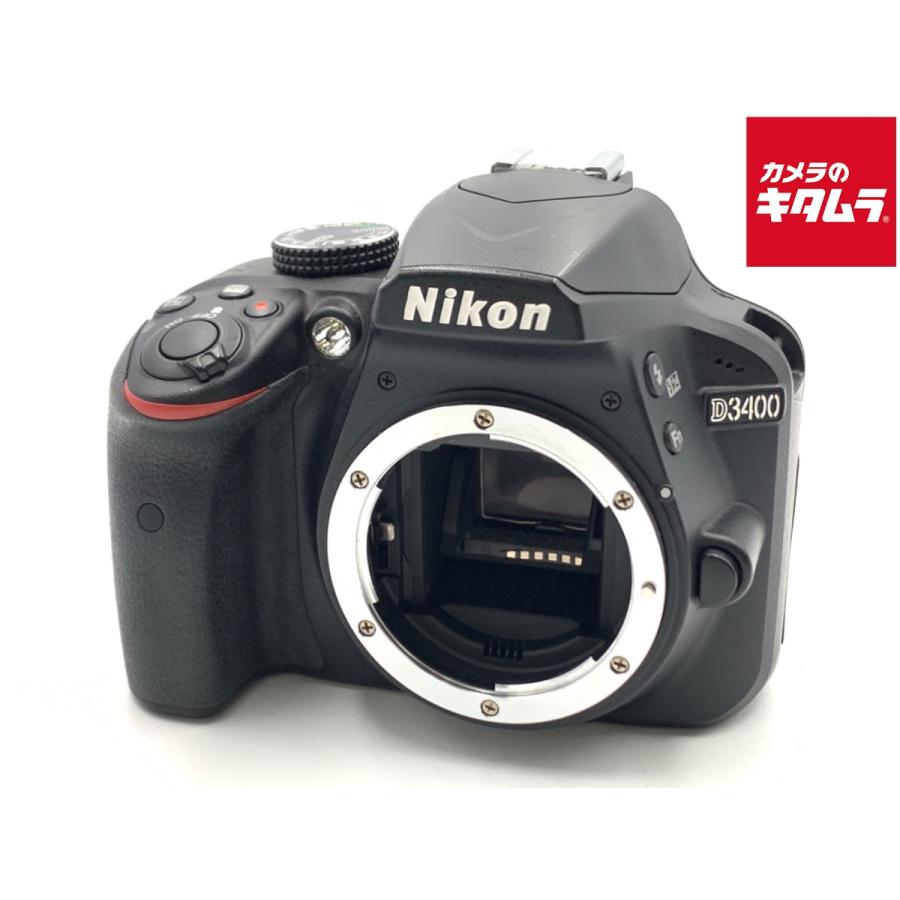 ニコン（Nikon） 【中古】 【並品】 D3400 ボディ ブラック : カメラの