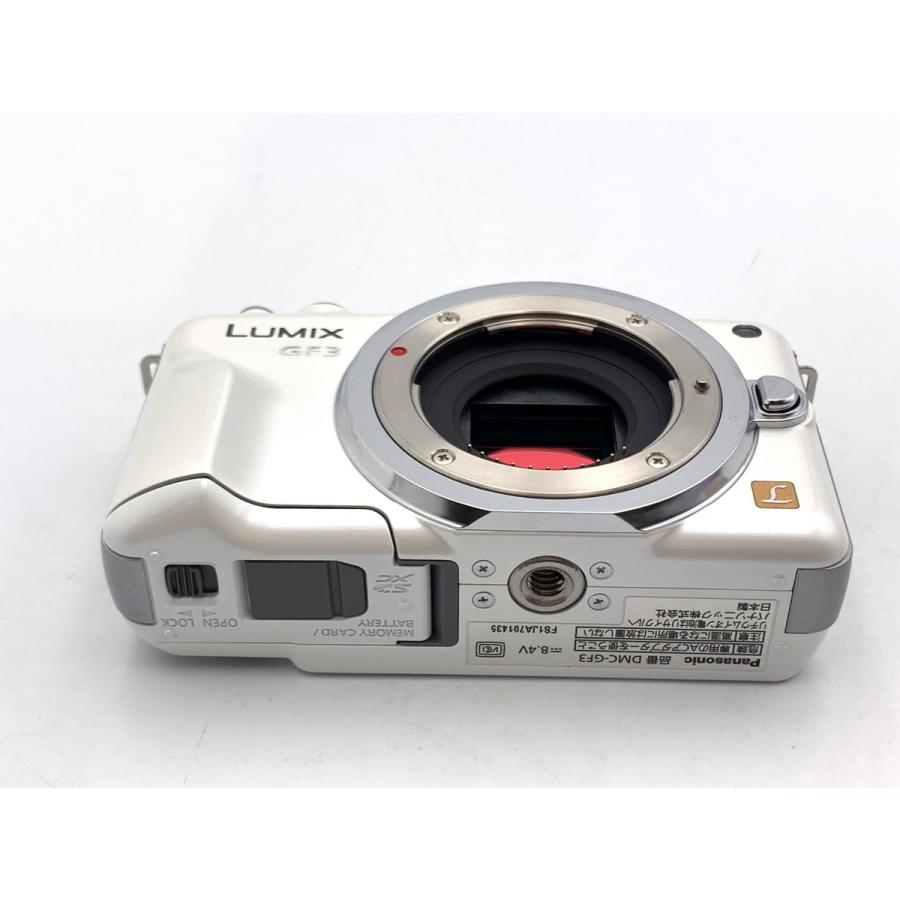 中古】 【美品】 パナソニック LUMIX DMC-GF3-W ボディ シェルホワイト