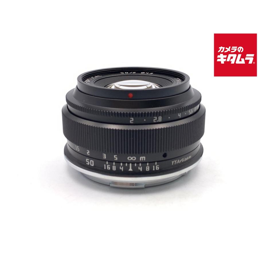 中古】 【良品】 銘匠光学 TTArtisan 50mm f/2 Lマウント用 ブラック