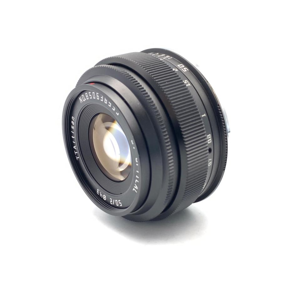 中古】 【良品】 銘匠光学 TTArtisan 50mm f/2 Lマウント用 ブラック