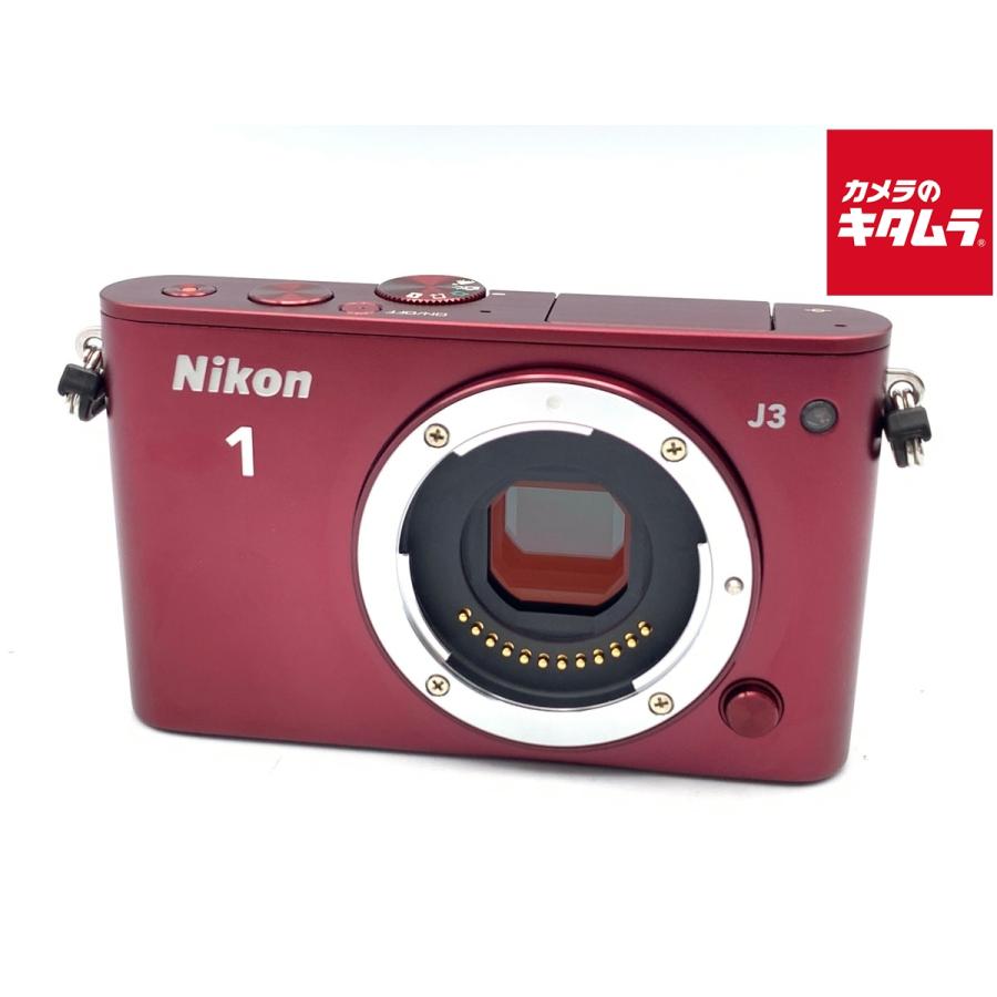 ニコン（Nikon） 【中古】 【良品】 Nikon 1 J3 ボディ レッド