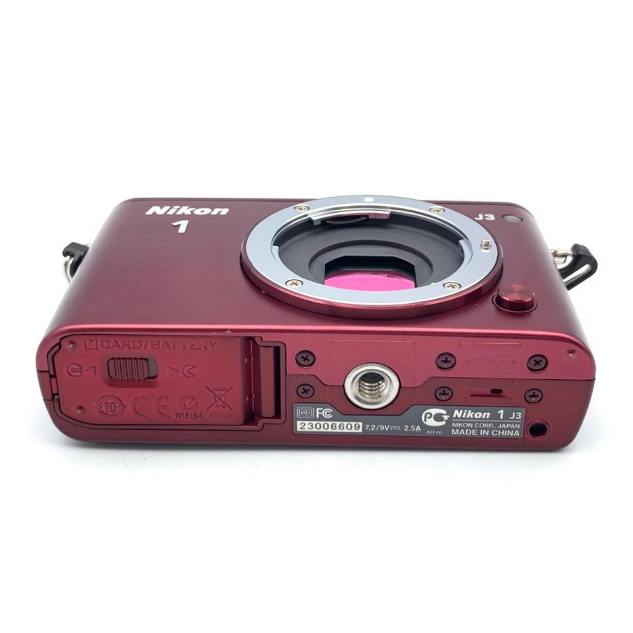 美品 Nikon1 ニコン1 J3 レッド （赤） ボディ 完動品 ニコン（Nikon） 【中古】 【良品】 Nikon 1 J3 ボディ レッド
