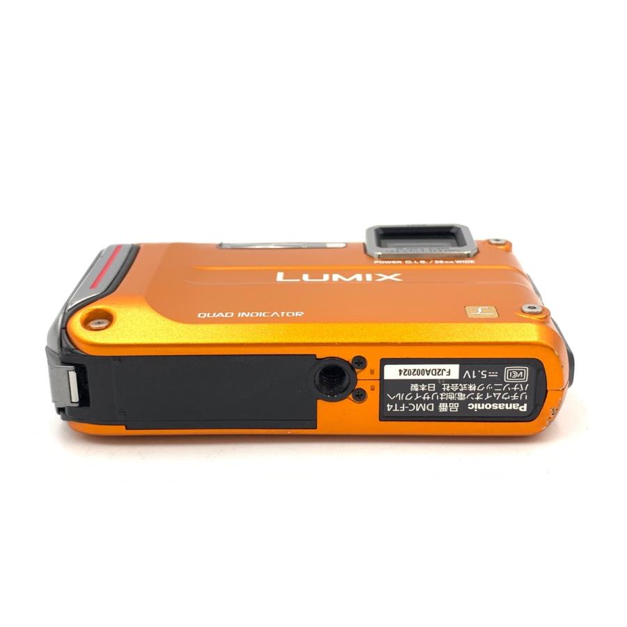 中古】 【並品】 パナソニック LUMIX DMC-FT4 サンライズオレンジ