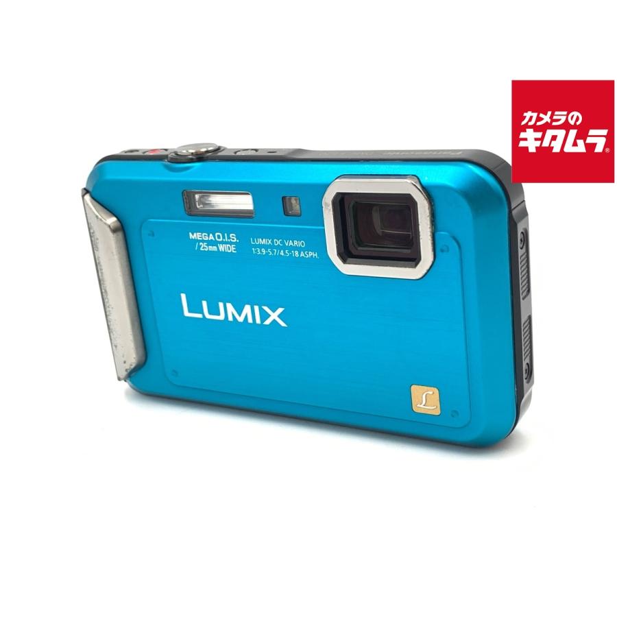 中古】 【並品】 パナソニック LUMIX DMC-FT20 コーラルブルー
