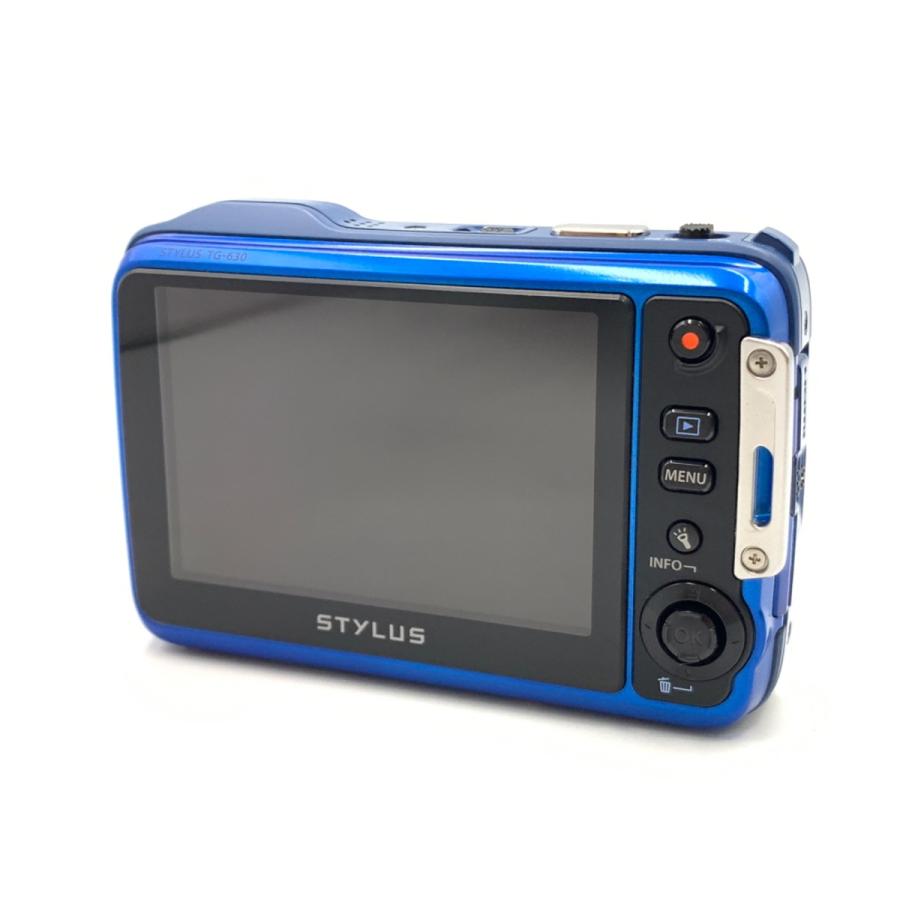 【美品】OLYMPUS STYLUS TG-630 ブルー　動作確認済 中古】 【良品】 オリンパス STYLUS TG-630 Tough BLU ブルー : カメラ