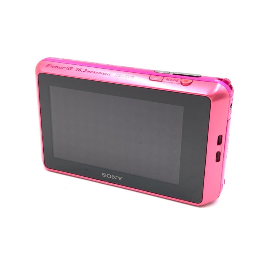 完動品 SONY DSC-TX10 デジタルカメラ ピンク 箱付 付属品多数 中古】 【並品】 ソニー Cyber-shot DSC-TX10 ピンク : カメラの