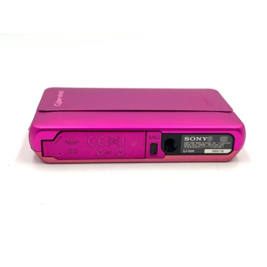 完動品 SONY DSC-TX10 デジタルカメラ ピンク 箱付 付属品多数 中古】 【並品】 ソニー Cyber-shot DSC-TX10 ピンク : カメラの