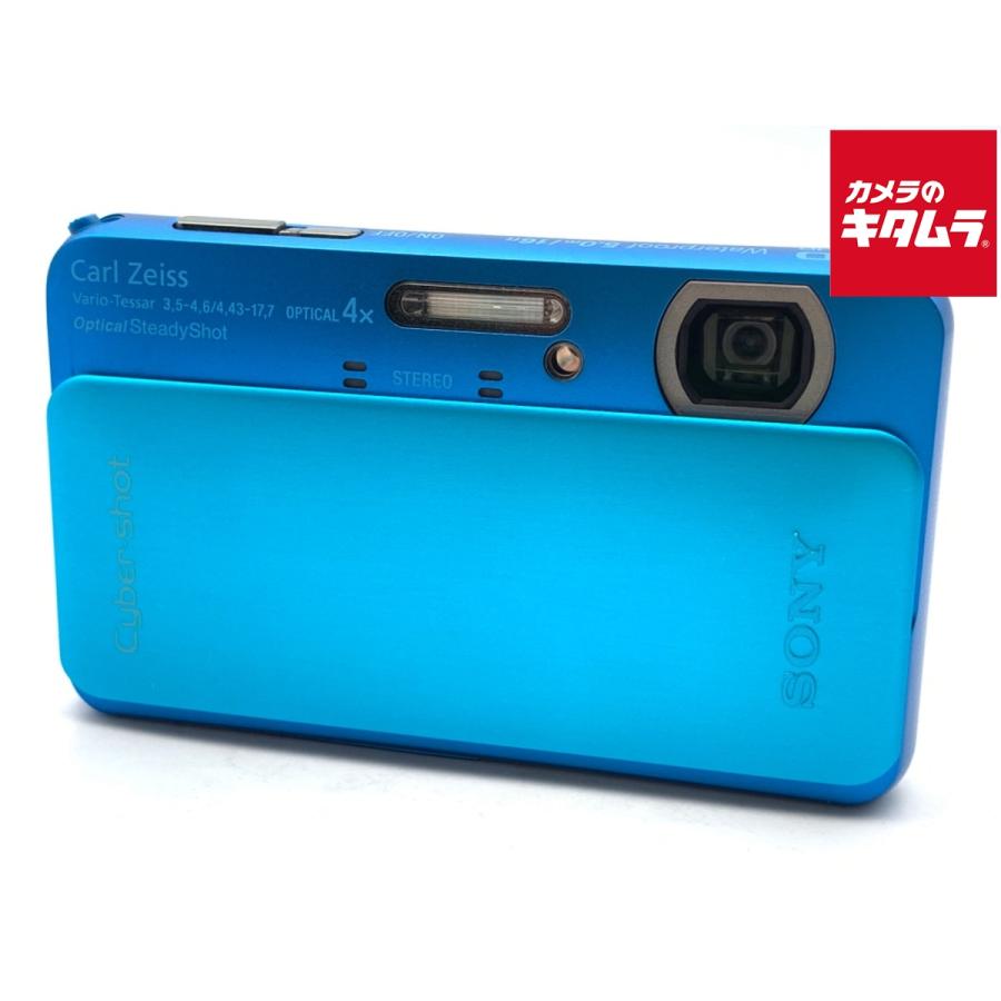 中古】 【並品】 ソニー Cyber-shot DSC-TX20 LC ブルー : カメラの