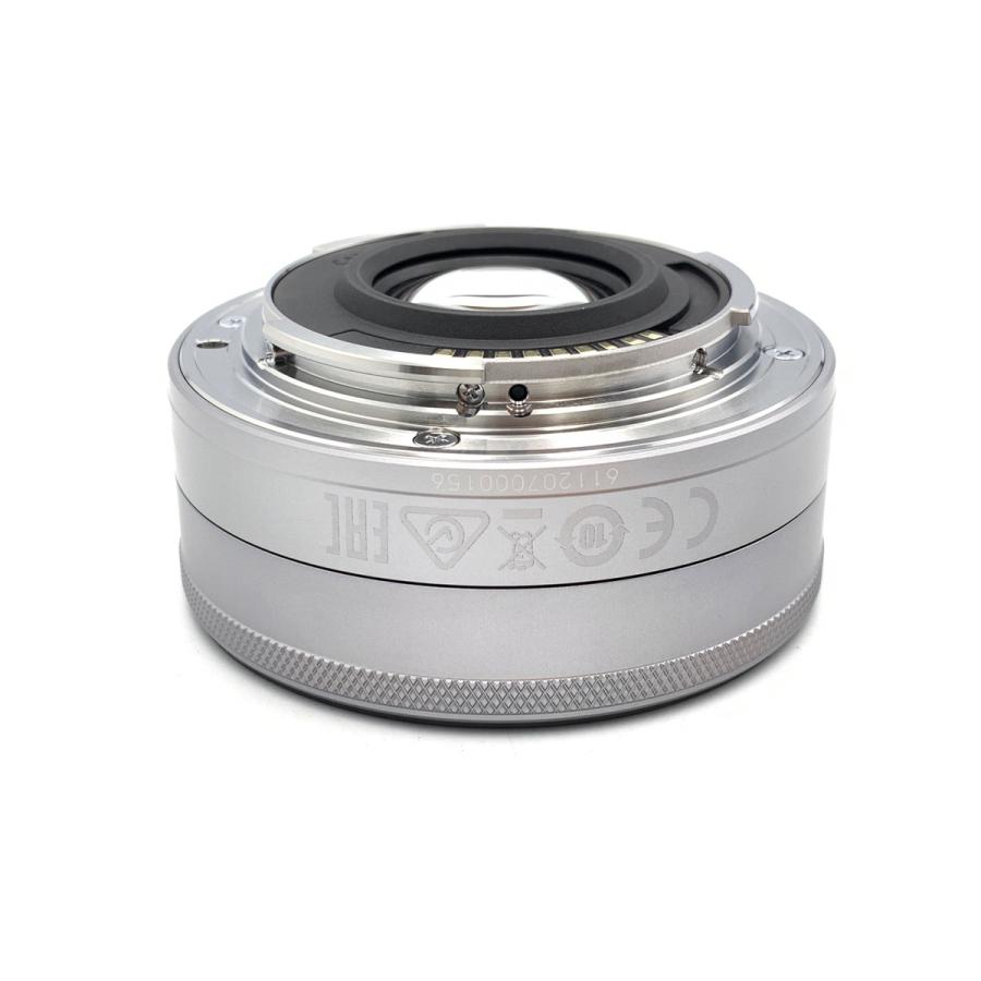Canon EF-M22mm F2 STM シルバー 美品 中古】 【良品】 キヤノン EF-M22mm F2 STM シルバー : カメラの