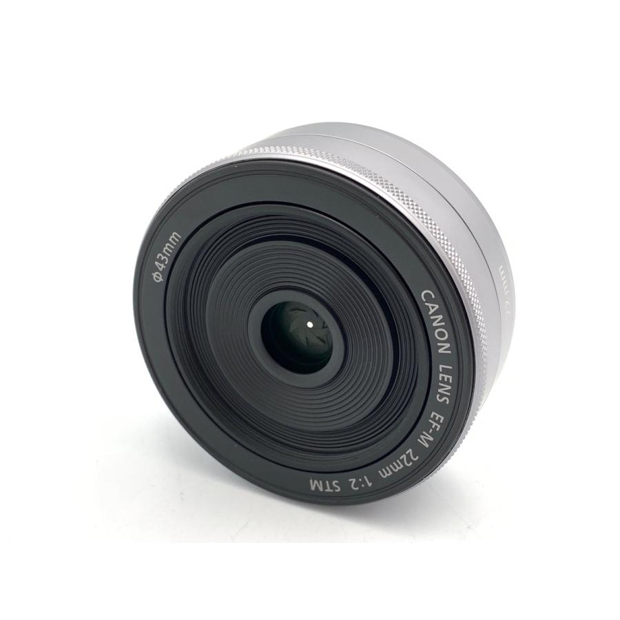 中古】 【良品】 キヤノン EF-M22mm F2 STM シルバー : カメラの