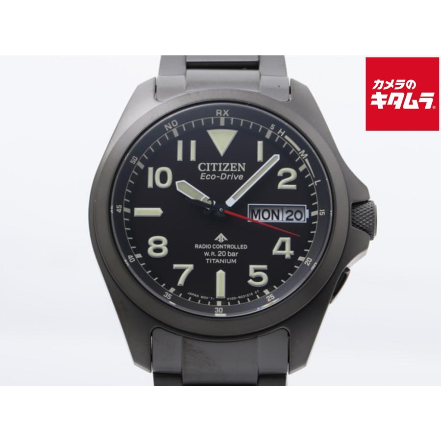 中古】 【良品】 シチズン プロマスター ランド ブラック AT6085-50E