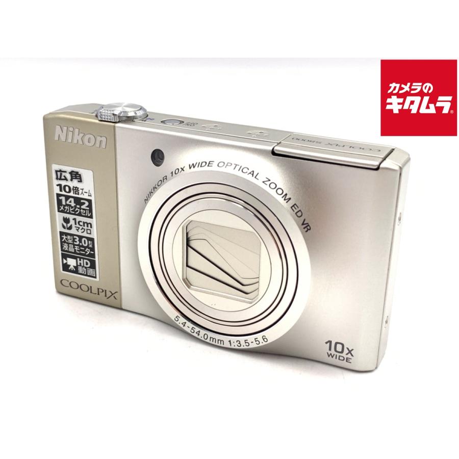 【中古品】Nikon COOLPIX s8000　シルバー 中古】 【難あり品】 ニコン COOLPIX S8000 シャンパンシルバー