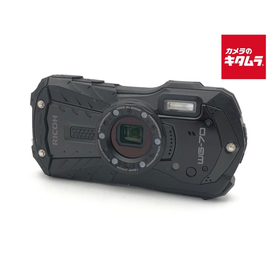 リコー RICOH WG-70 ブラック コンデジ カメラ 中古 中古】 【並品】 リコー WG-70 ブラック : カメラのキタムラヤフー店
