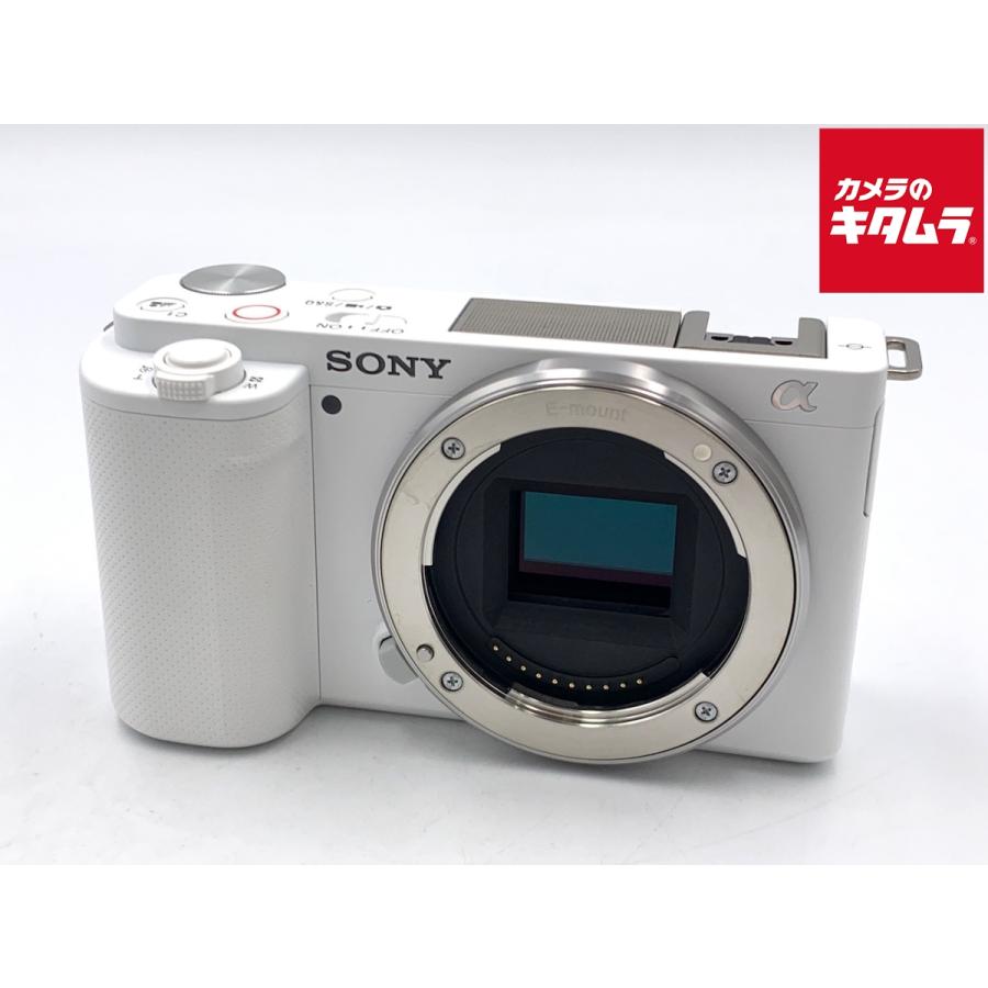 中古】 【良品】 ソニー VLOGCAM ZV-E10 ボディ ホワイト : カメラの 