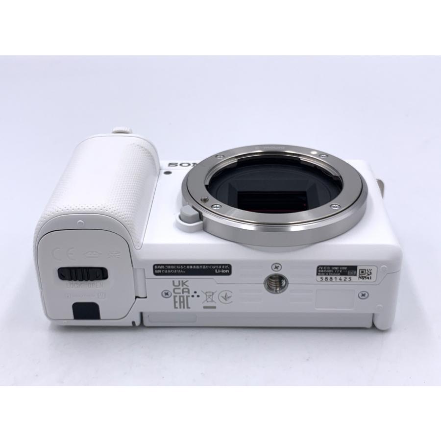 中古】 【良品】 ソニー VLOGCAM ZV-E10 ボディ ホワイト : カメラの 