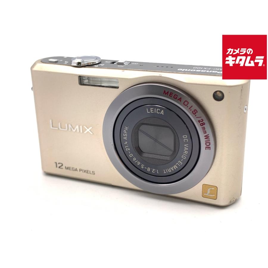Panasonic LUMIX DMC-FX100 コンデジ ゴールド 中古】 【良品】 パナソニック LUMIX DMC-FX100-N ゴールド : カメラの