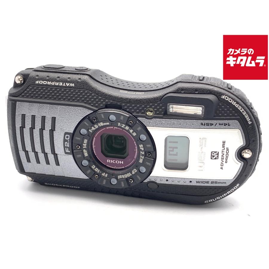 中古】 【難あり品】 リコー WG-5 GPS ガンメタリック : カメラの