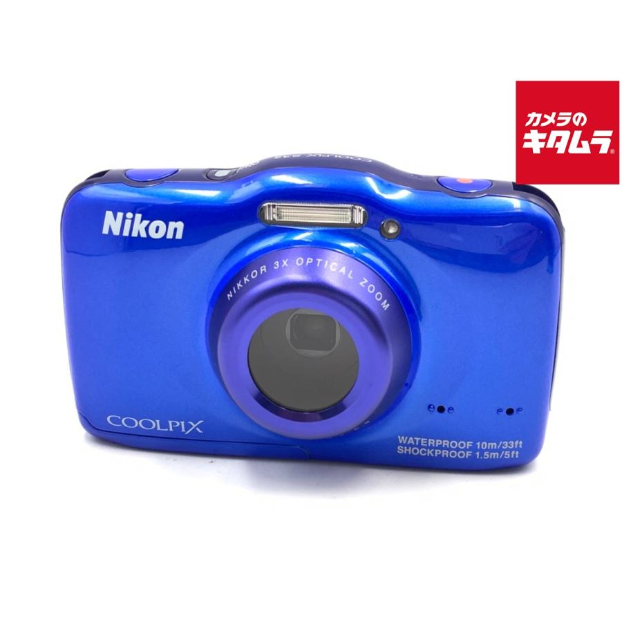 Nikon ニコン COOLPIX S32 ブルー　動作確認済　中古良品 中古】 【良品】 ニコン COOLPIX S32 BL ブルー : カメラのキタムラ
