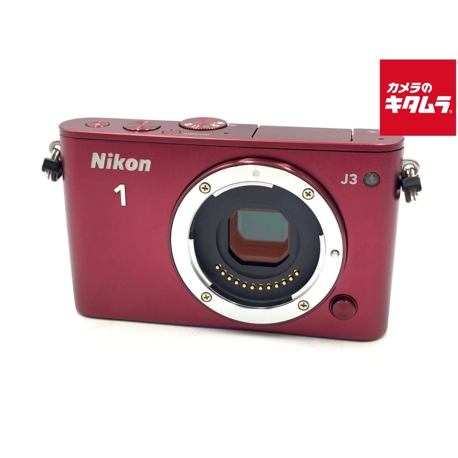 中古】 【並品】 ニコン Nikon 1 J3 ボディ レッド : カメラのキタムラ 