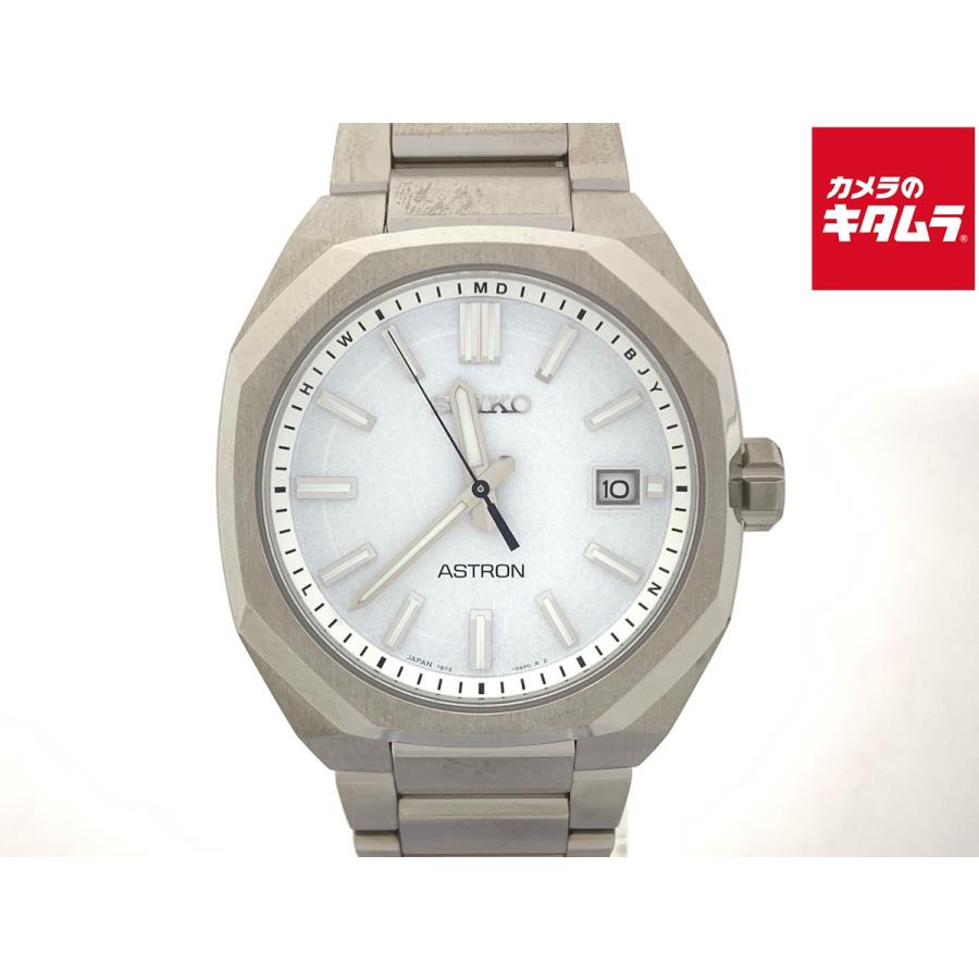 中古】 【美品】 セイコー アストロン ホワイト SBXY081/7B72-0AF0