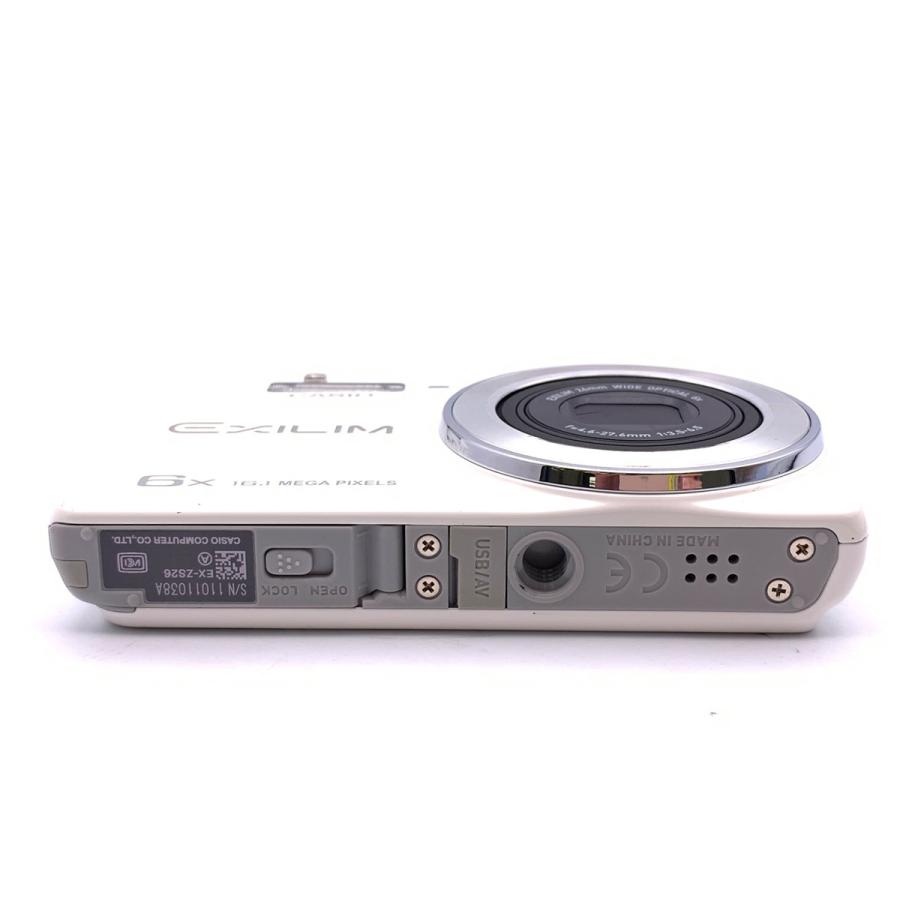 中古】 【並品】 カシオ EXILIM EX-ZS26WE ホワイト : カメラの