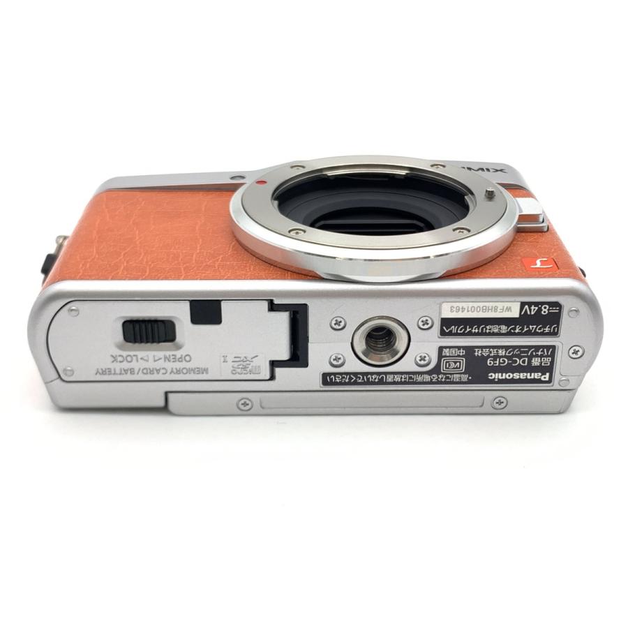 中古】 【良品】 パナソニック DC-GF9-D ボディ オレンジ : カメラの