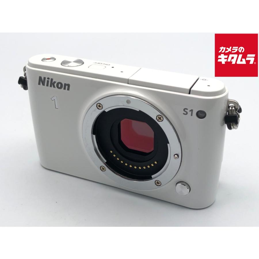 中古】 【並品】 ニコン Nikon1 S1 ボディ ホワイト : カメラの