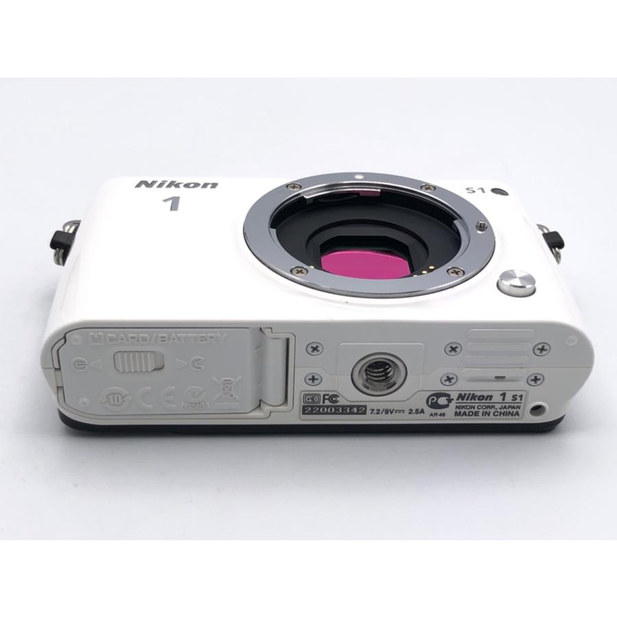 中古】 【並品】 ニコン Nikon1 S1 ボディ ホワイト : カメラの