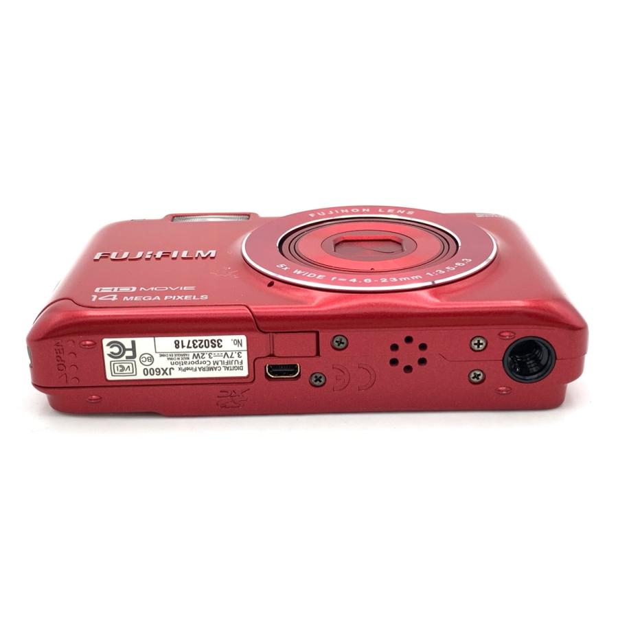 中古】 【良品】 フジフイルム FinePix JX600 レッド : カメラの