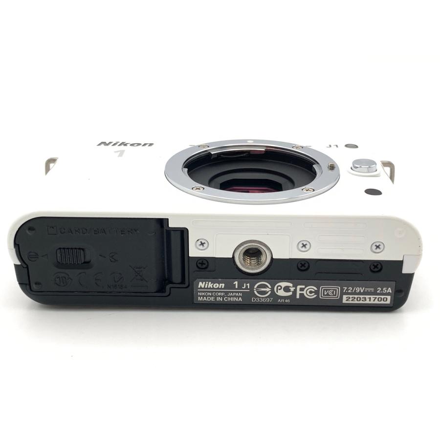 中古】 【難あり品】 ニコン Nikon 1 J1 ボディ ホワイト : カメラの 