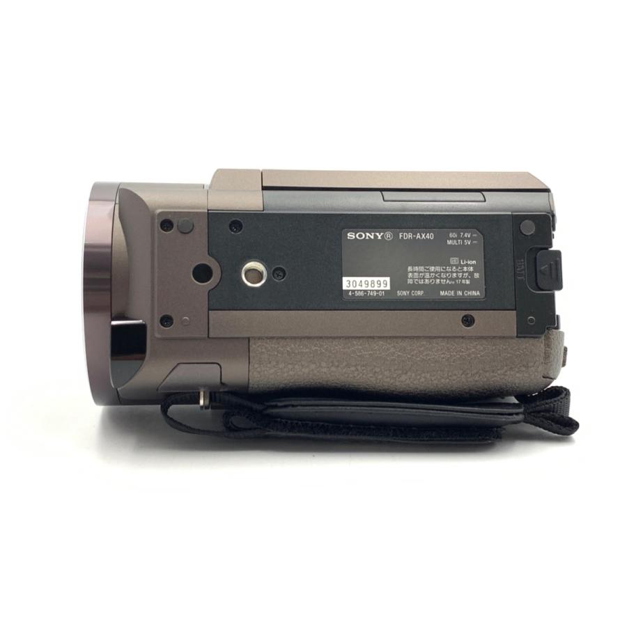 SONY FDR-AX40 ブラウン デジタルビデオカメラ 【中古】 中古】 【美品】 ソニー デジタル4Kビデオカメラレコーダー FDR-AX40