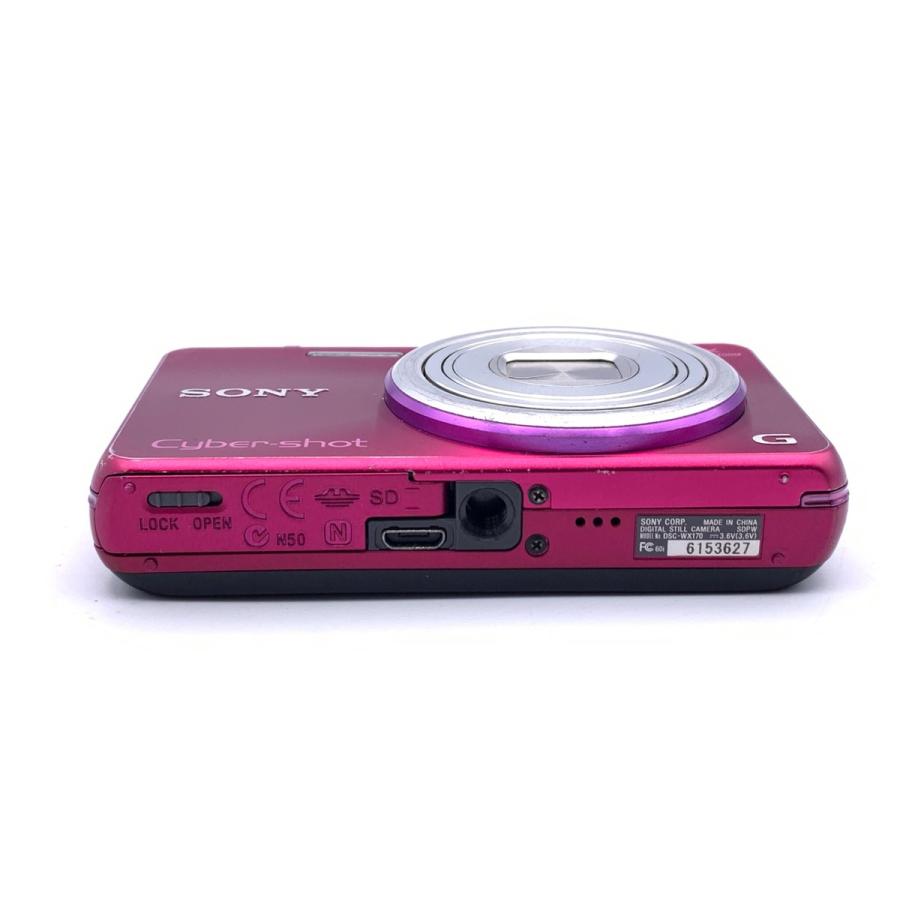 中古】 【並品】 ソニー Cyber-shot DSC-WX170 P ピンク : カメラの