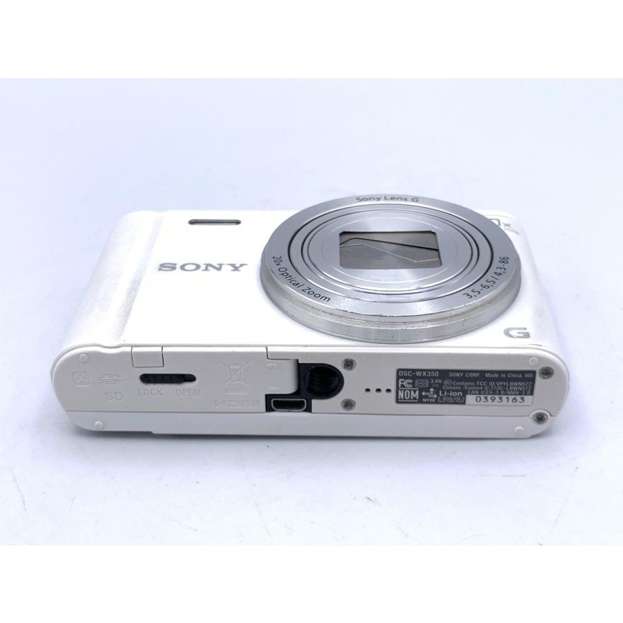 中古】 【並品】 ソニー Cyber-shot DSC-WX350 W ホワイト : カメラの