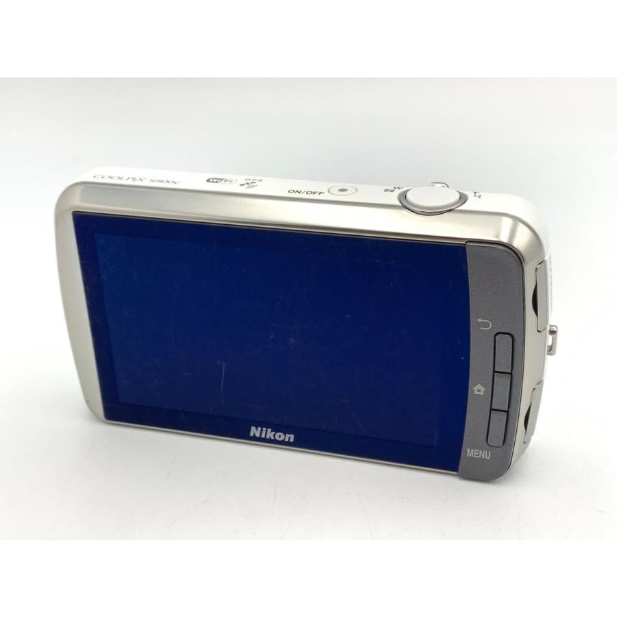 中古】 【並品】 ニコン COOLPIX S800c WH ホワイト : カメラの