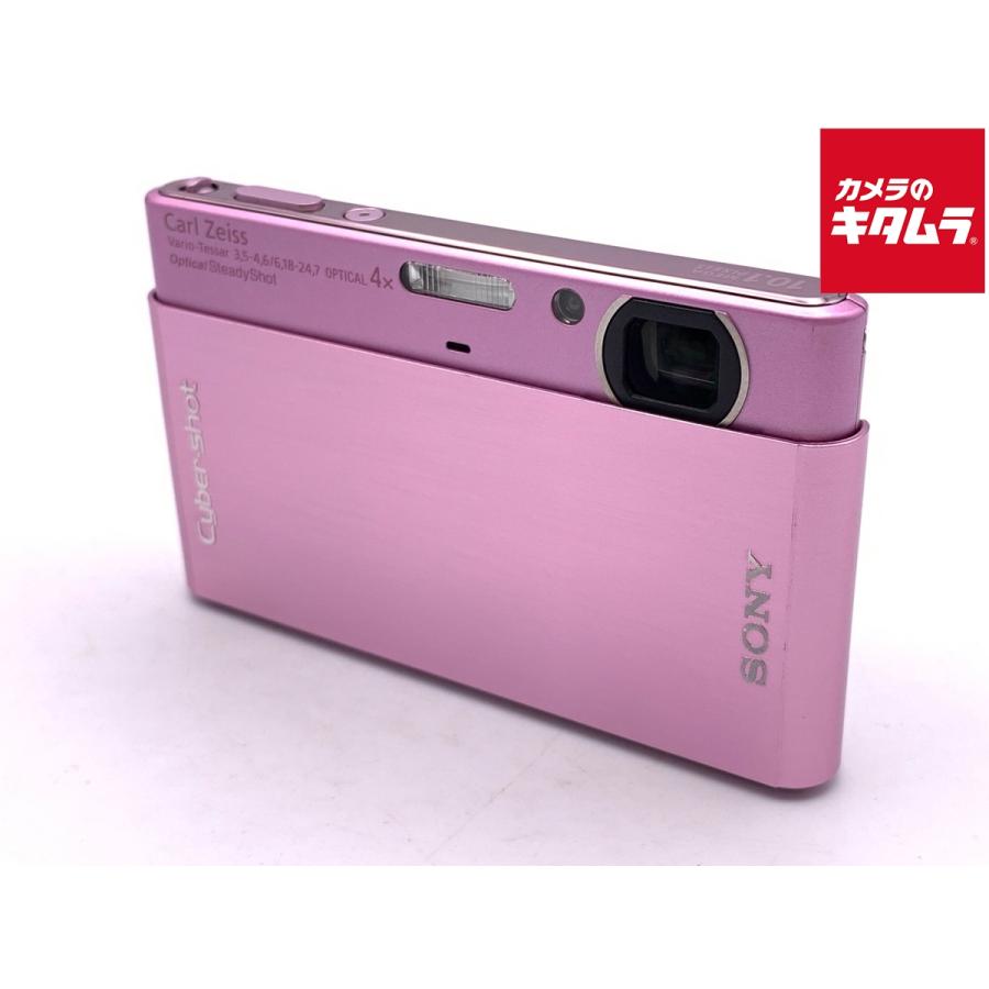 中古】 【並品】 ソニー Cyber-shot DSC-T77 ピンク : カメラの