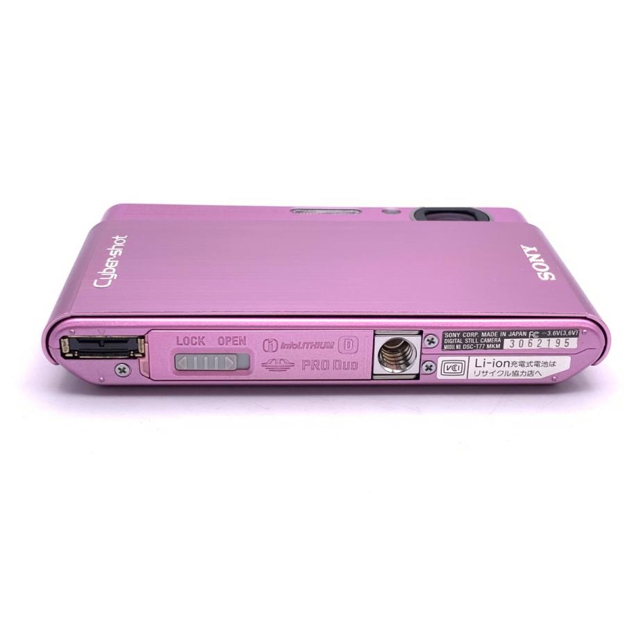 中古】 【並品】 ソニー Cyber-shot DSC-T77 ピンク : カメラの