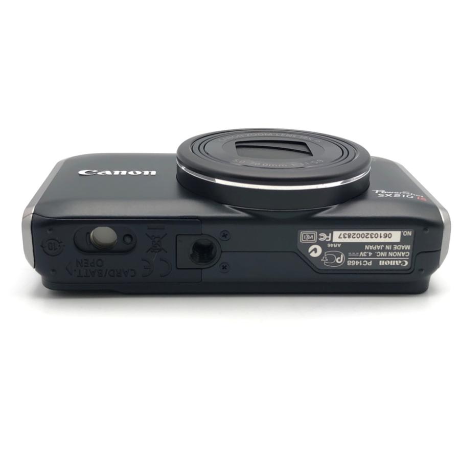 中古】 【並品】 キヤノン PowerShot SX210 IS ブラック : カメラの