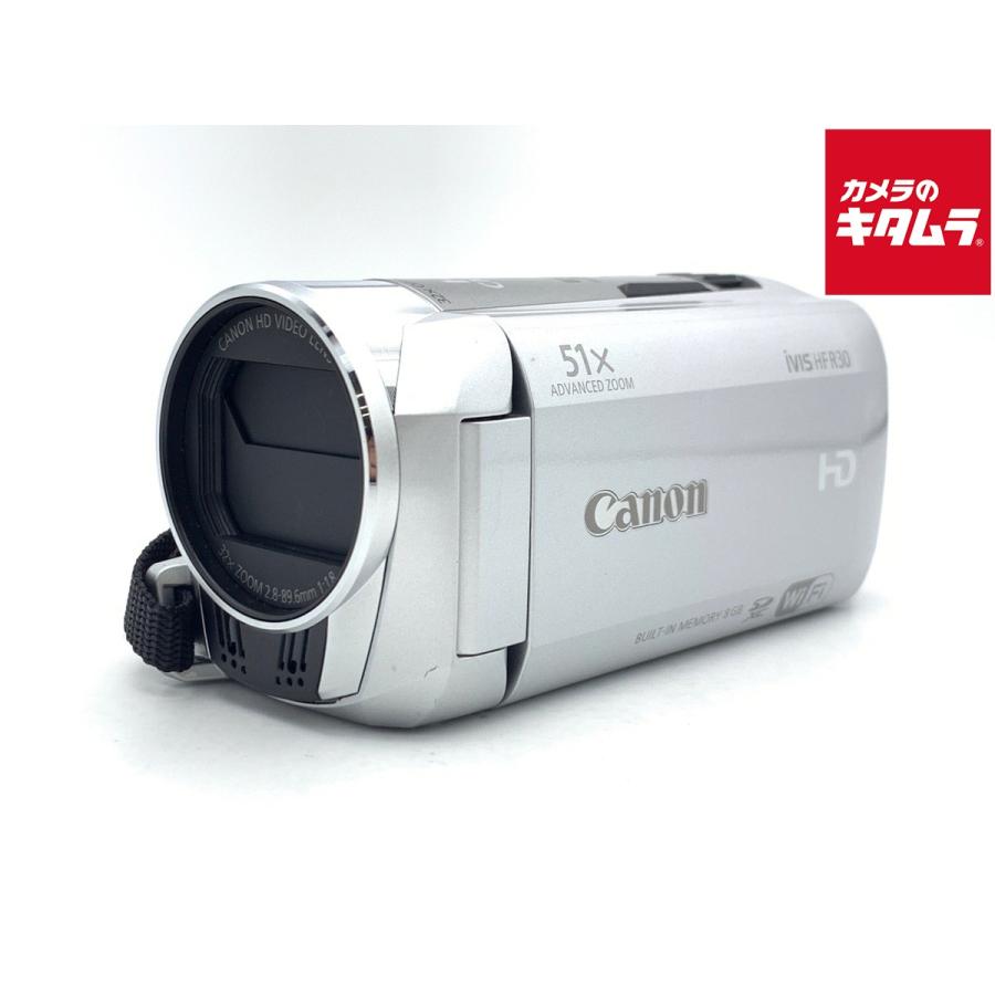 中古】 【良品】 キヤノン（CANON）iVIS HF R30(シルバー) : カメラの