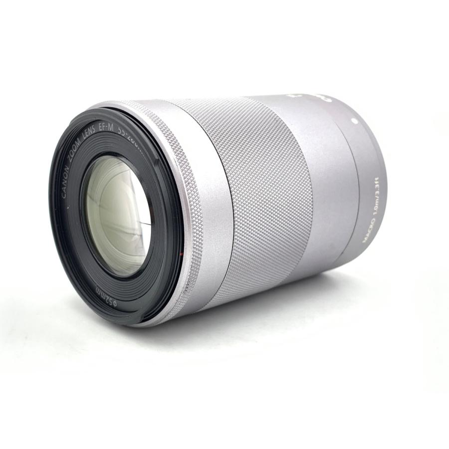 中古】 【難あり品】 キヤノン EF-M55-200mm F4.5-6.3 IS STM シルバー