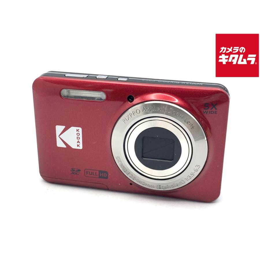 中古】 【美品】 コダック PIXPRO FZ55 ボディ レッド : カメラの