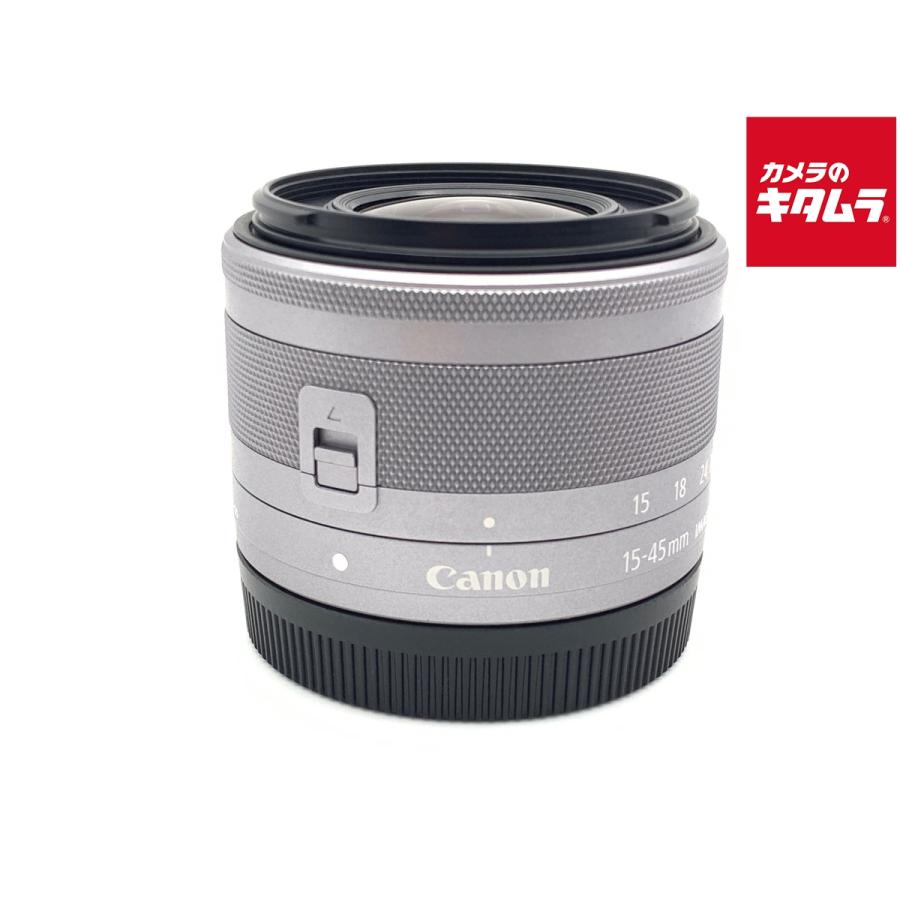 中古】 【良品】 キヤノン EF-M15-45mm F3.5-6.3 IS STM シルバー