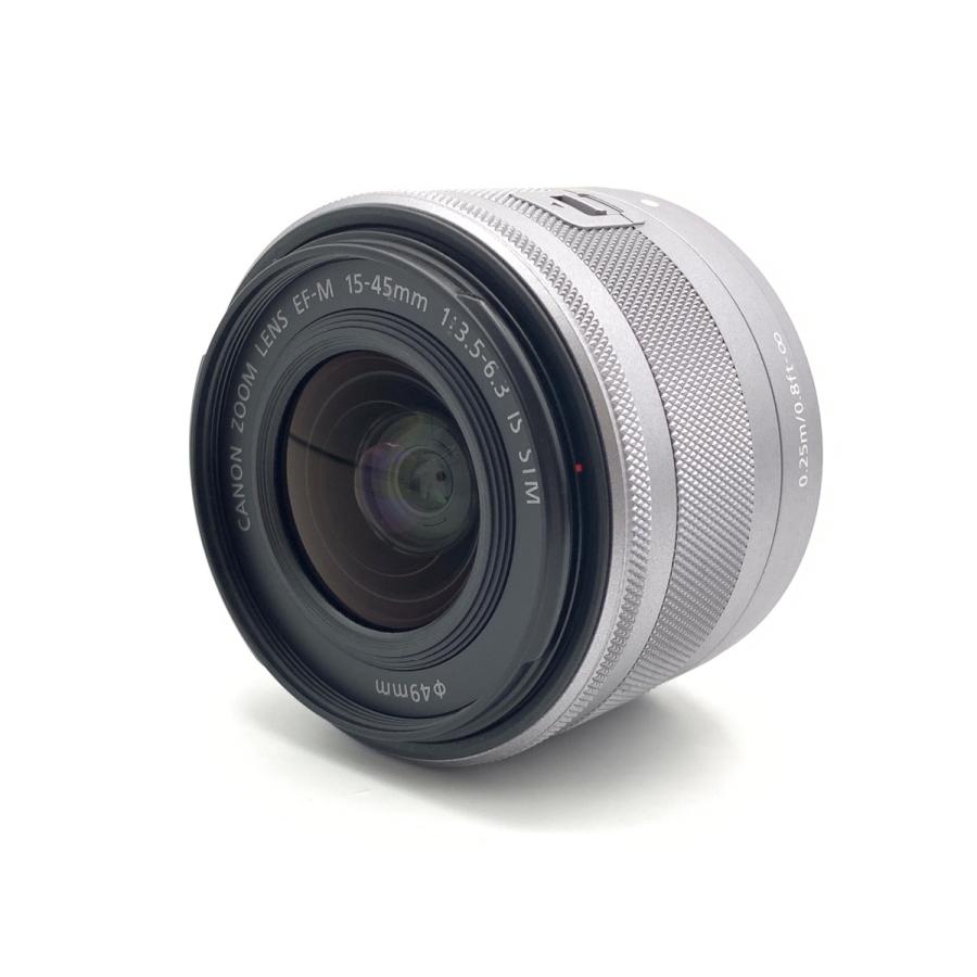 中古】 【良品】 キヤノン EF-M15-45mm F3.5-6.3 IS STM シルバー