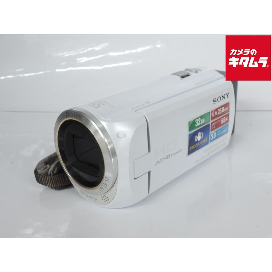 中古】 【良品】 ソニー HDR-CX390 プレミアムホワイト : カメラの